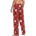thumbnail image 6 of Top-kevin Red Santa Men's Pajama Bottoms Pajama Pants for Men Soft Men's Separate Bottoms Lounge Pants, 6 of 12