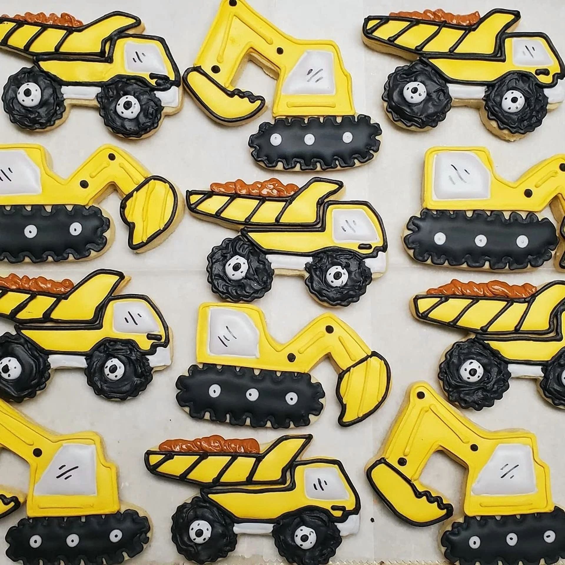 BUTTERFLY- 9Pcs 3Inches Construction Cookie Cutter Molds Set Kids Construction Themed Party