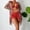 Watermelon Red womens swimsuits, variant on Womens Swimsuits Pimelu Bathing Suit for Women Bikini Set Womens Three Piece Bathing Suit Ladies Summer Beach High Waist Push-up Swimwear with Cover up Girls Trendy Swimsuit