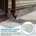 thumbnail image 6 of Uxcell Gutter Guard Filter, Termination Cap Mesh Screen Roof Vent Cover Stainless Steel Conical Exhaust Pipe Cover 2.56"-2.1"(65mm to 53.5mm), 6 of 7