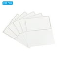 thumbnail image 3 of Uxcell Blank Greeting Cards,50pack Favor Decor Foldable Blank Card, Silver Tone White, 3 of 5