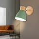 Luminaires Minimalistes Modernes en Bois pour l'Éclairage de la Maison Allée de Cuisine Vert – image 5 sur 8