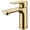 Shine gold, variant on Solid Brass Gunmetal Deck Mount Vessel Faucet Matt Square Brushed Gold Basin Faucet Bathroom Small Basin Tap Mixer BL709