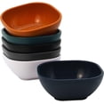 thumbnail image 1 of Platos de salsa de soja con pajita de trigo, 6 piezas cuencos pequeños para postre, tazón irrompible para salsas, mini cuencos de preparación, juego de cuencos, 1 of 4