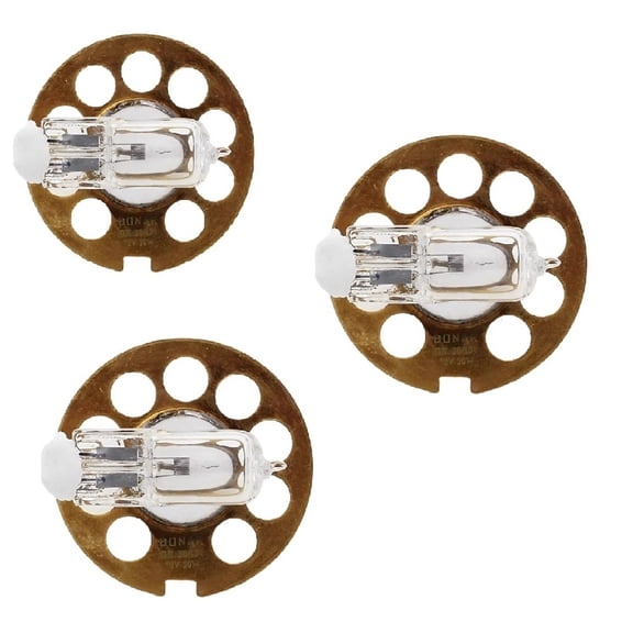 DN-38864 JC Halogen Bulb, 12V 50W P44S Base, Suitable for 2158H 22-4010 HSSL 4.2A Ophthalmic Slit Lamp - 3PCS