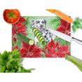 thumbnail image 2 of Caroline's Treasures Dalmatian Poinsettas Glass Cutting Board Large, 2 of 2