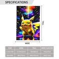 thumbnail image 3 of Bandera de jardín de temporada de Pikachu, bandera de patio de doble cara, bandera navideña para decoraciones navideñas al aire libre, 3 of 8