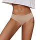thumbnail image 3 of Gibobby Ropa interior bikini elástica para mujer Traceless Sports Fitness Tanga T Pantalones Bragas Mujer Cintura Transpirable Calzoncillos de secado rápido Sentido de mujer C(Beige, XXXL), 3 of 5