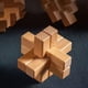 thumbnail image 4 of Rompecabezas 3D Montessori de madera para niños y adultos puzle de Kong Ming Lock Lu Ban Lock IQ Brain Teaser juguete educativo para niños, 4 of 5
