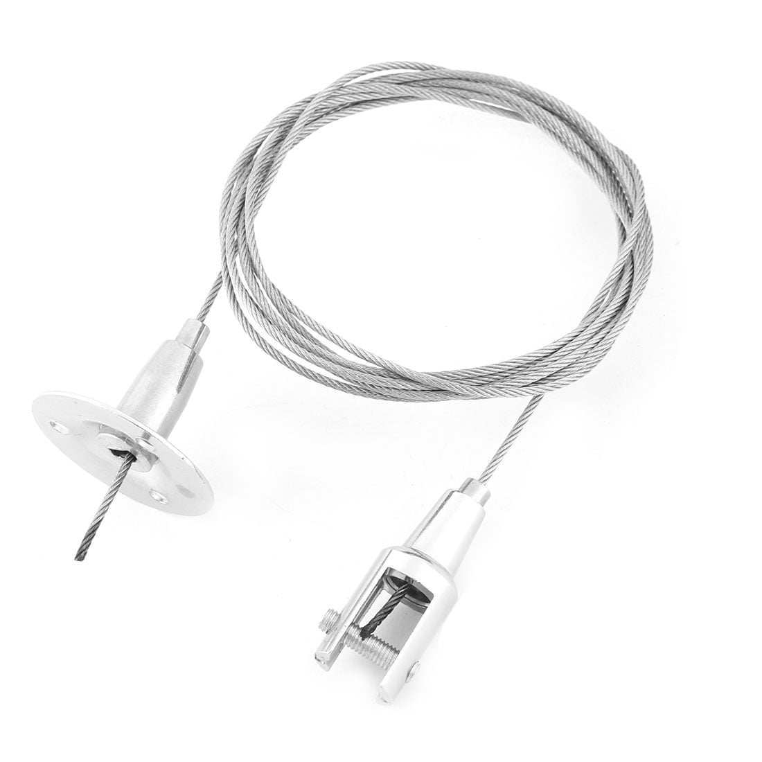 Exhibition Metal Ceiling Picture Hanging Painting Hook Rope Display 2M