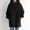 Black, variant on Babysbule Winter Jackets for Women Women's Solid Color Hoodie Zipper Long Sleeve Sweatshirts Pockets Long Coat Tops