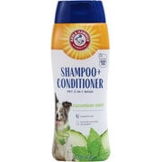 Arm & Hammer for Pets 2-in-1 Shampoo & Conditioner for Dogs,| Cucumber Mint, 20 oz