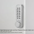 thumbnail image 4 of Serrure de Porte, Mini-Serrure de Code, Coulée de Durcir pour Porte Intérieure Extérieure 30 - 60 Mm d'Épaisseur, 4 of 8