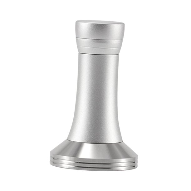 Distribuidor y apisonador de café Herramienta de distribución de espresso Aleación de aluminio Espresso 53 mm Plata