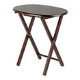 thumbnail image 3 of Winsome Nathan 5-Piece Snack Table Set, Oval Tops, Cappuccino Finish, 3 of 9