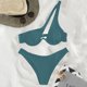 thumbnail image 3 of WILLBEST Bikini de Mujer, Traje de Baño de Color, Sexy, para Mujer, con Aros En Los Hombros, Bikini, Traje de Baño Bikini, 3 of 3