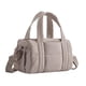 thumbnail image 1 of Bolso de mano acolchado para mujer, moderno y casual, ideal para gimnasio, camping y viajes. Camello, 1 of 9