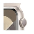thumbnail image 3 of Reloj Inteligente Apple Watch Serie 9 GPS 45mm Caja Aluminio Dorado y Correa Deportiva Blanco Estelar, 3 of 4