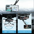 thumbnail image 4 of Phone Navigation GPS Holder, Rearview Mirror Phone Holder Lightweight Vibration Resistant High Stability  for Vehicle, 4 of 7