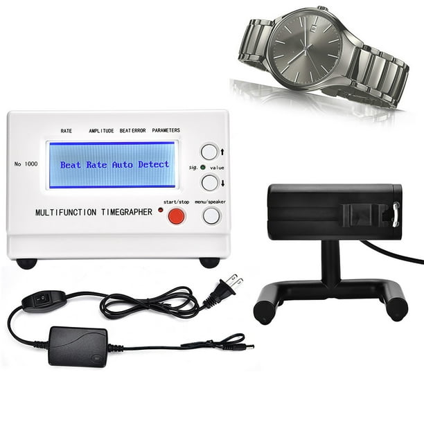 Testeur De Montre Mécanique Multifonctionnel Timegrapher Watch Timing  Machine Tools US Plug 90-240V 