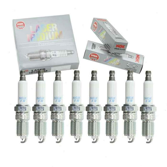 8 pc NGK Laser Iridium Spark Plugs compatible with GMC Savana 2500 4.8L 5.3L 5.7L 6.0L V8 1998-2020
