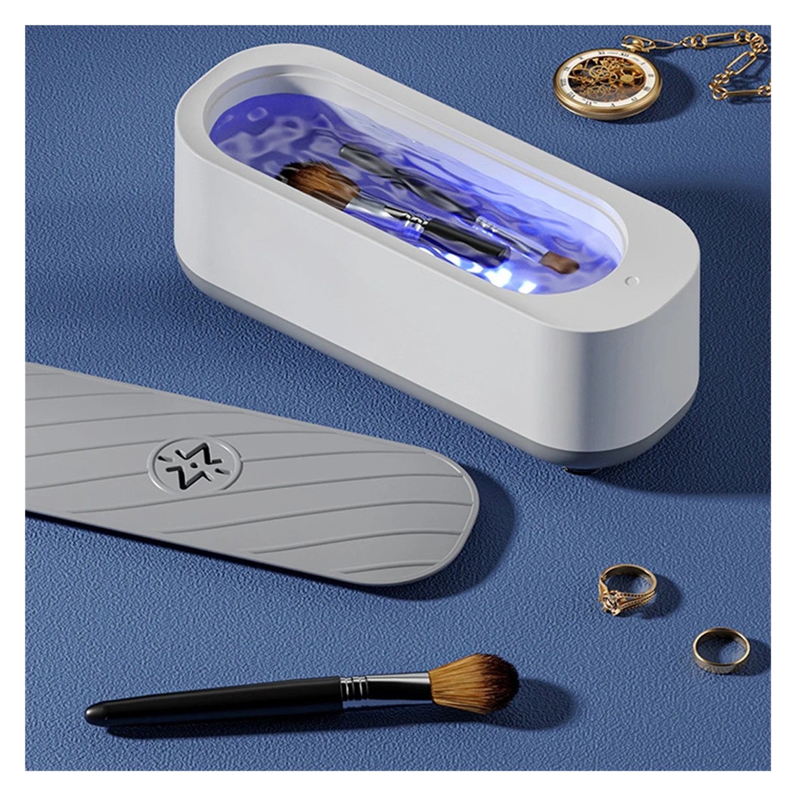 Ultrasonic Cleaning Machine USB Rechargeable High Frequency Vibration Wash Cleaner Jewelry Glasses