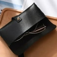 thumbnail image 3 of Portable Faux Leather Glasses Case, Flexible Sunglasses Pouch Slim Case for Women Men Eyeglass Case, 3 of 7