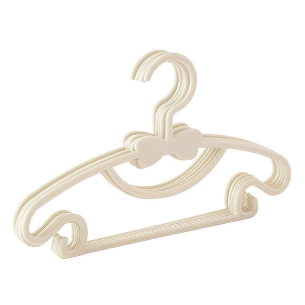 Percha de plástico para niños Percha de plástico para niños Percha para bebés para el hogar Percha de secado engrosada Percha de lazo para bebés