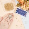 thumbnail image 5 of 1 Box 150Pcs Real 18K Gold Plated Earring Hook Fishhook Earring Hooks Bulk French Hook Earwires with Coil Ear Wire Earrings Findings for Jewelry Making Supplies DIY Dangle Earring Crafts DIY, 5 of 6