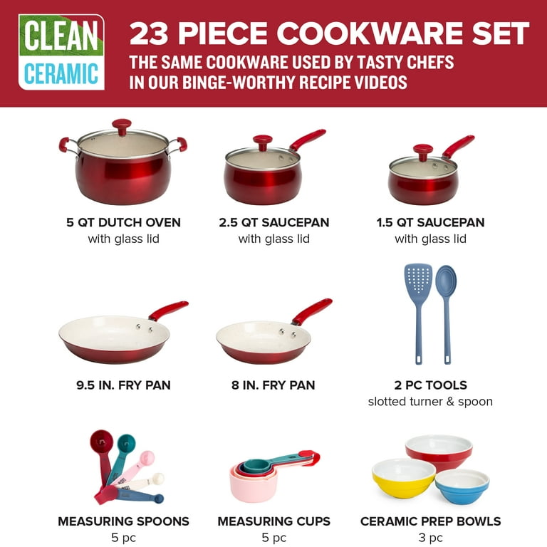 Granite Cookware Sets Nonstick Pots and Pans Nonstick - 23pc