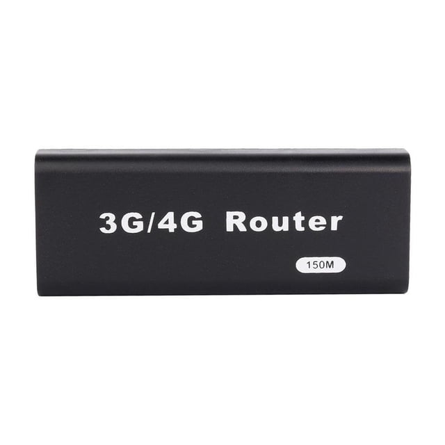 Router WiFi Mini Lazmin Negro Portátil USB inalámbrico 3G/4G 150 Mbps Compatible con Todos los Siste