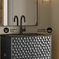 thumbnail image 4 of Bosse 24" Freestanding Bathroom Vanity in Black Oak with Black Sink Top, 4 of 11