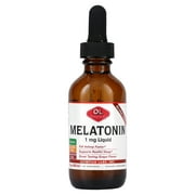 Olympian Labs Melatonin, Alcohol Free, Grape, 1 mg, 2 oz (60 ml)