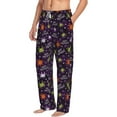 thumbnail image 5 of Cauagu Halloween Mens Pajama Pants Sleep & Lounge Pants,PJ Bottoms with Pockets-Small, 5 of 7