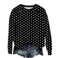 thumbnail image 3 of Craaazy Chandails Athlétiques pour Femmes à Manches Longues, Col Rond, Décontractés, Imprimés, Coupe Ample, Cadeaux, 3 of 7
