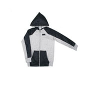 Zip Up Hoodie with Nylon Sleeve & Pocket (Little Boys & Big Boys)