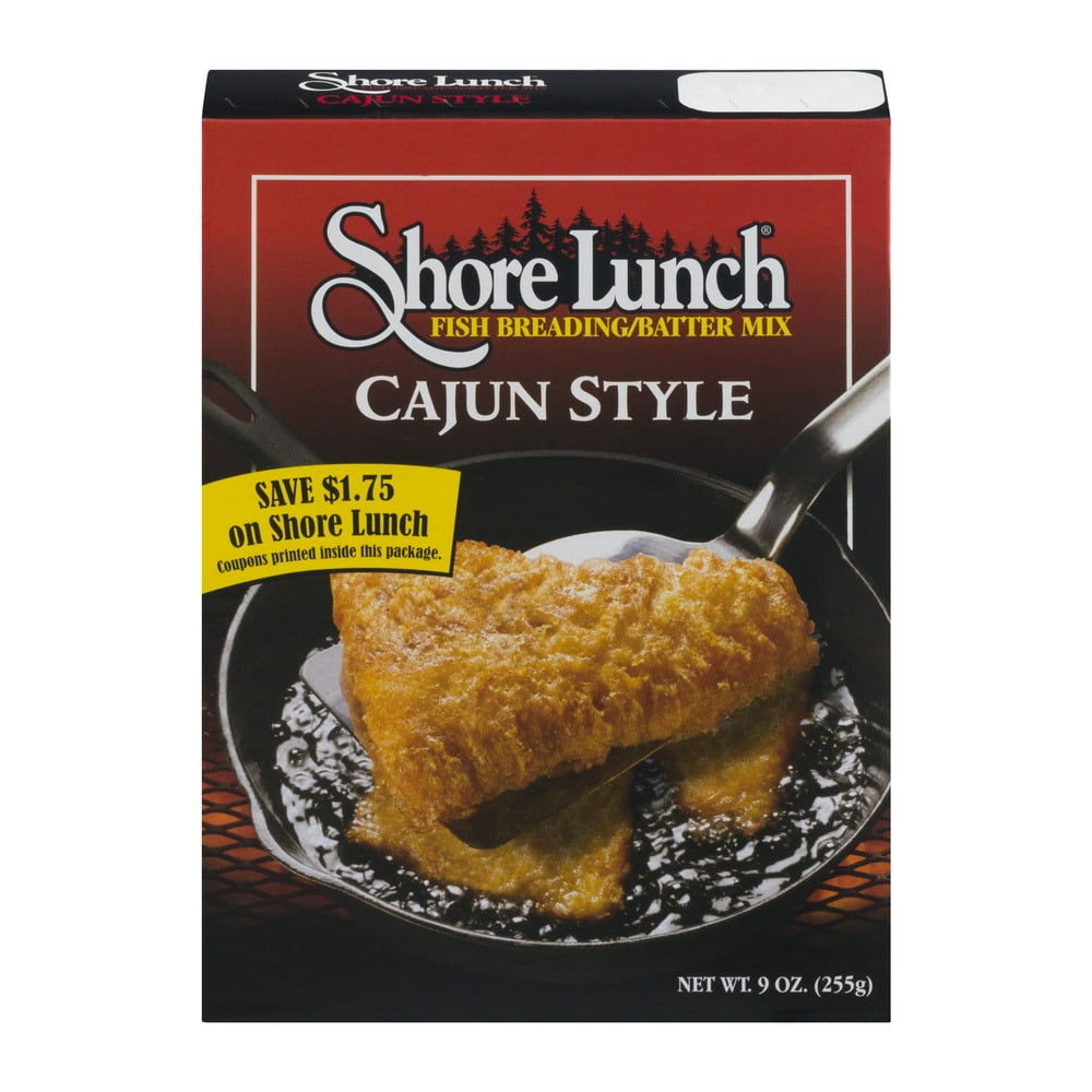 Shore Lunch Fish Breading/Batter Mix Cajun Style, 9.0 OZ