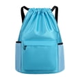 thumbnail image 1 of Strap Pocket Drawstring Backpack Large Capacity Travel Training Pocket String Backpack, 1 of 4