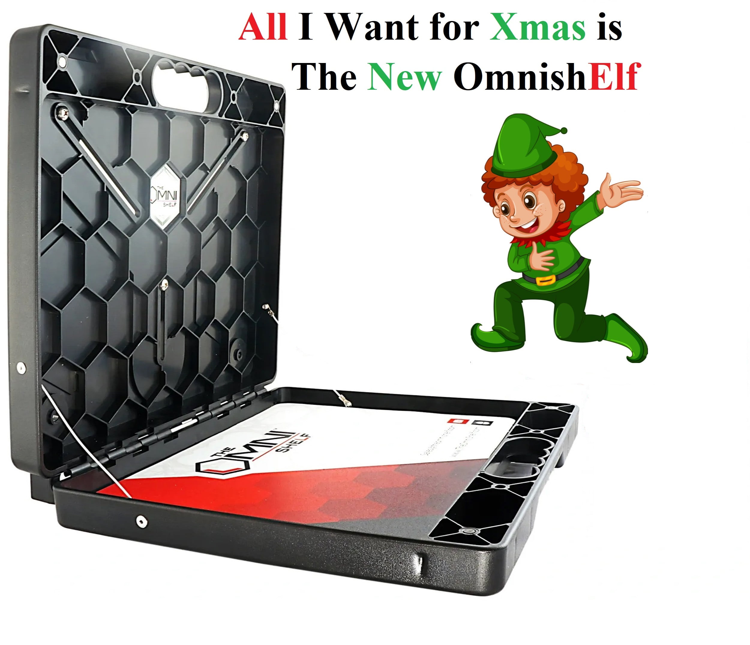 The Omni Shelf - New - Magnetic Toolbox Utility Shelf - 40 lb. Capacity- Hands Free Portable Workstation - Perfect for Numerous Occupations