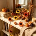 thumbnail image 4 of Yyuenw Artificial Maple Leaves Pumpkins Sunflowers And Vines For Thanksgiving Home Decor And Festive, 4 of 6