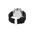 thumbnail image 3 of Preston Silicone Silver Tone & Black Men's Multifunction Watch 1037APRR, 3 of 5