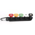 thumbnail image 1 of yeacher Multi-Color Pressure Washer Nozzle Set with 5-Hole ABS Holder and Stainless Steel Tips, Compact Storage Base Included (025), 1 of 6