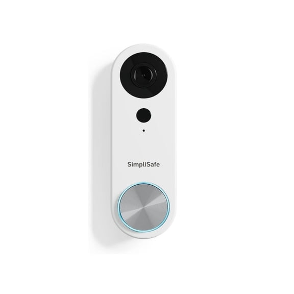 Restored SimpliSafe Wired Video Doorbell Smart WiFi Motion Activated Alert Speaker VPD301 (Refurbished)