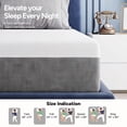 thumbnail image 5 of Twutri New Version 10 Inch Queen Memory Foam Mattress, Medium Firm, Zoned Pressure Relief, Certified Safe Foam & Fabric, Mattress in a Box,Adult, 5 of 9