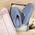 thumbnail image 3 of LongBay Women’s Soft Flannel Memory Foam Slippers Slip on House Fuzzy Shoes Indoor Outdoor, 3 of 7