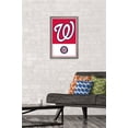 thumbnail image 2 of MLB Washington Nationals - Logo 22 Wall Poster, 14.725" x 22.375" Framed, 2 of 5