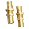 thumbnail image 5 of Hose barb with nut partition brass barb pipe fitting coupler connector, 5 of 5