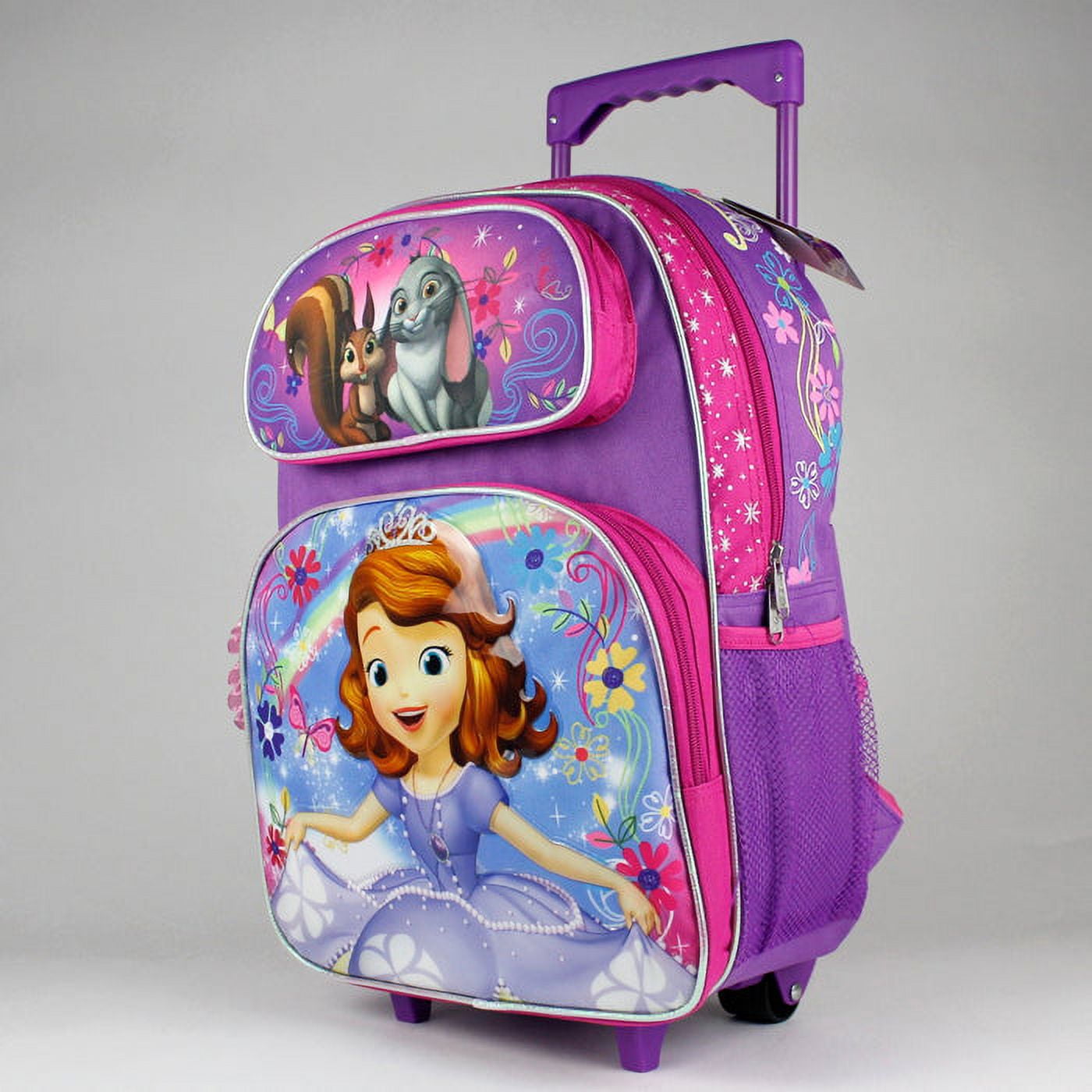 Sofia The First Rainbow Magic Full Size Rolling Backpack (16in)