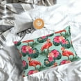 thumbnail image 5 of Sikiie Palm Leaves Flamingo Pillow Covers, Throw Pillow Case Cushion Covers,Cushion for Bedroom,Couch,Home-14"x20", 5 of 6