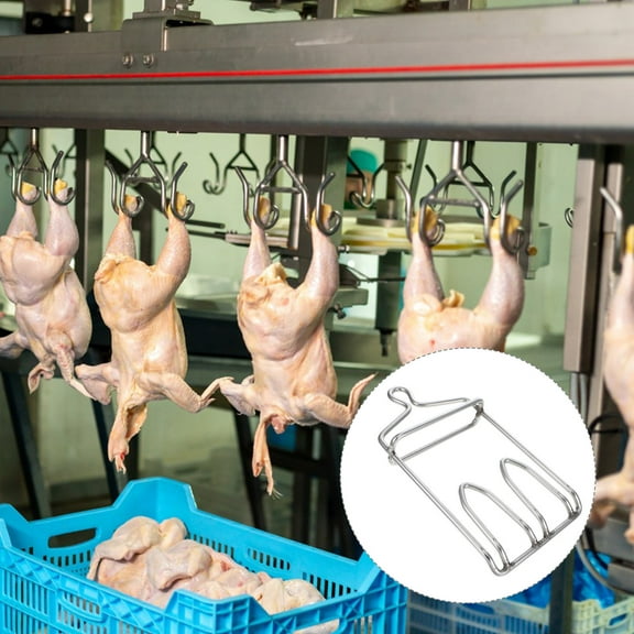 Niceauty Wear-Resistant Poultry Slaughter Hook Stainless Steel Simple for Hanging
